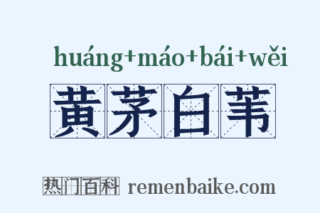 黄茅白苇是什么意思的图片